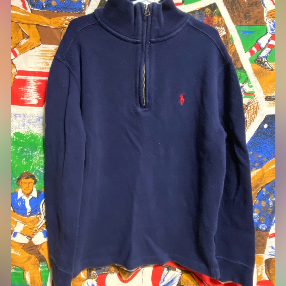 Polo Ralph Lauren Quarter Zip Pullover Kids Medium